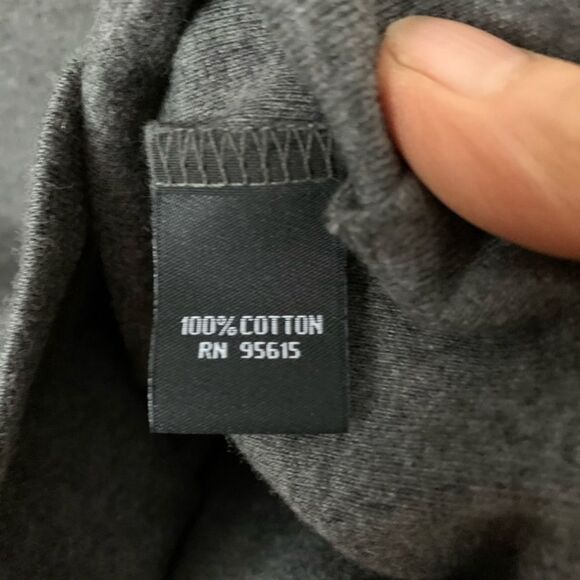 Rafaella gray button down sweater with sequin, great condition, P/M - Picture 3 of 6